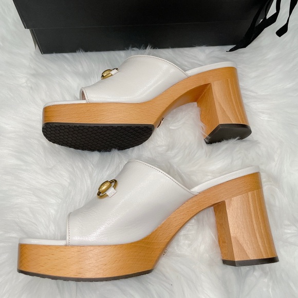 Gucci horsebeit Granada platform slides - Picture 9 of 11
